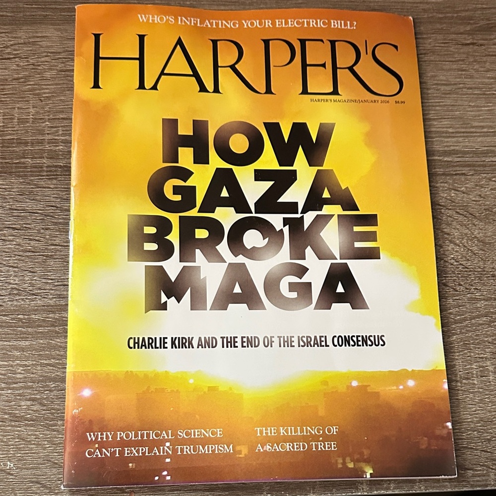 Harper Magazine Cover - Yellow and Black